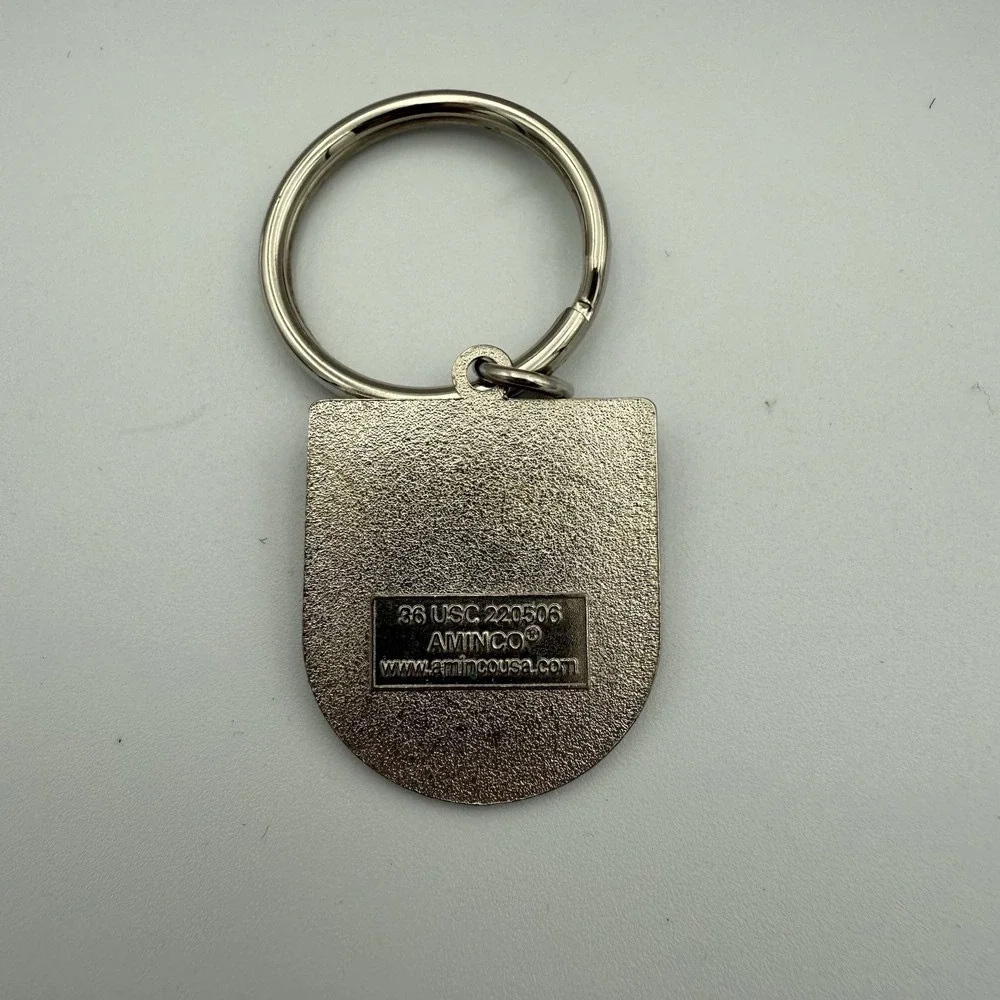 Vintage USA Olympics‎ Keychain Key Chain FOB Metal